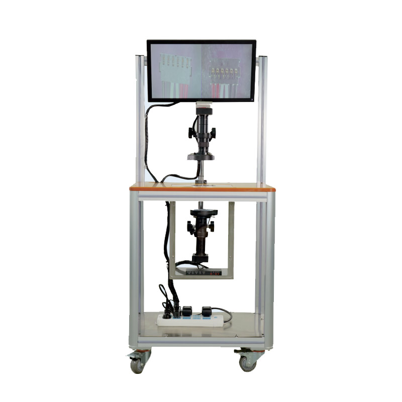 Double sided testing machine